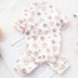 Pet Dog Clothes for Small Dogs Soft Warm Dog Jumpsuits Fashion Print Puppy Pajamas Cute Cat Sleepingwear Pet Onesie Dog Overalls