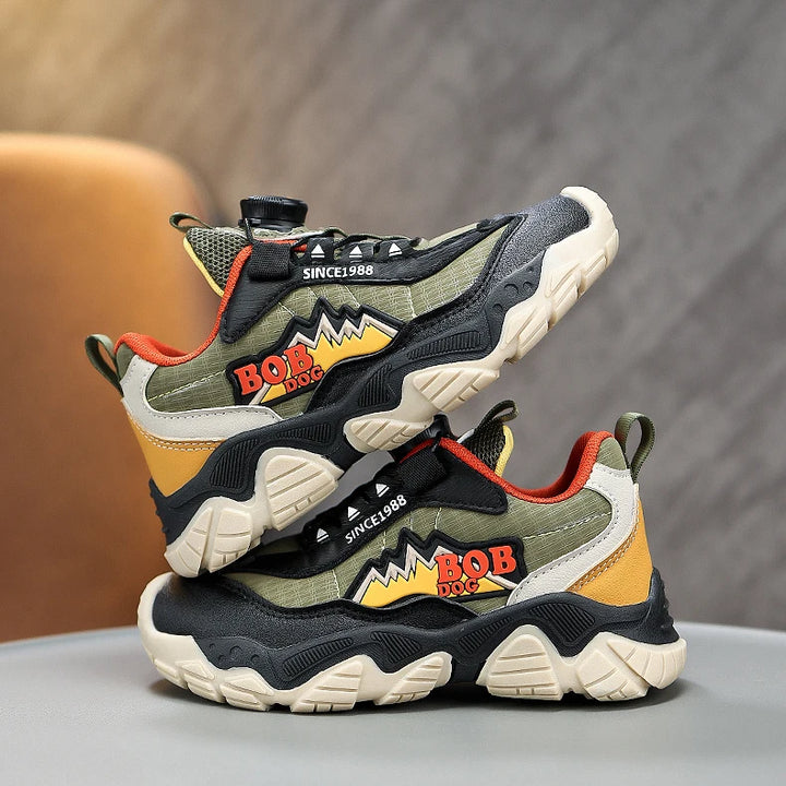 Original Knob Designer Sneakers Kids Trainers Platform Casual Sports Shoes For Boys Comfortable Breathable Children's Sneakers