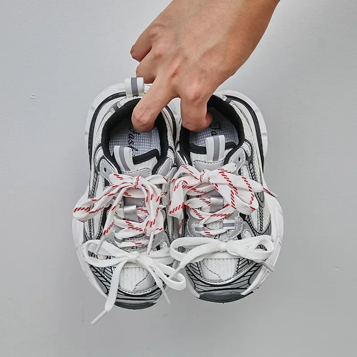 Children Brand Casual Sneakers 2023 Autumn Boys Girls Sport Shoes Kids Thick-sole Sneakers Women Chunky Trainers Running Shoes