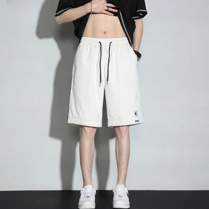 Man Short Pants Long Drawstring Bermuda Shorts for Men Graphic Black Essential Casual Designer Hot Deals Xl Fashion Thin in Bulk