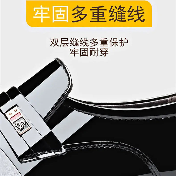 Luxury Men's Dress Shoes Elegant Mens Wedding Party High Quality Dress Shoes Social Man Dress Shoes Round Toe Office Men Loafers