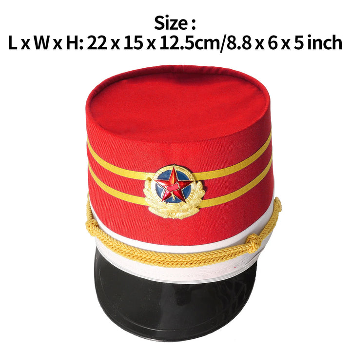Nutcrackers Hat - Soldier Hat - Drum Major Hat - Marching Band Hat - Children Adult Halloween Cosplay Soldier Costume Party Hat