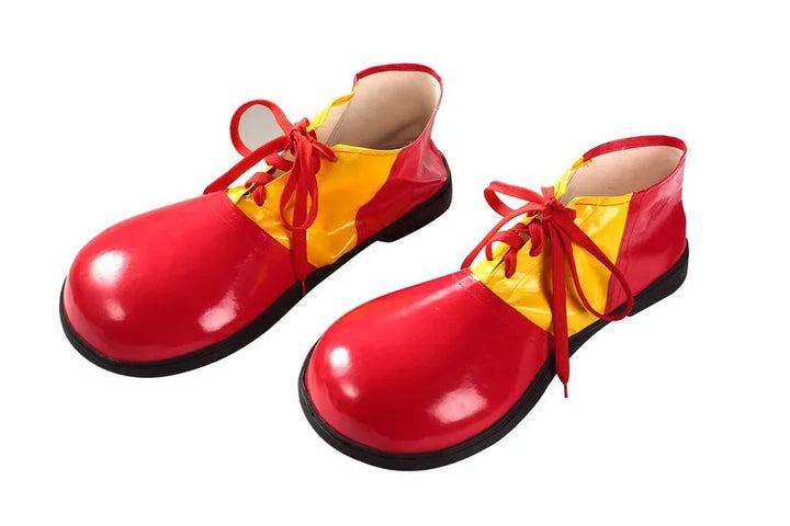 Halloween  Clown Shoes Stage Show Leather Shoes