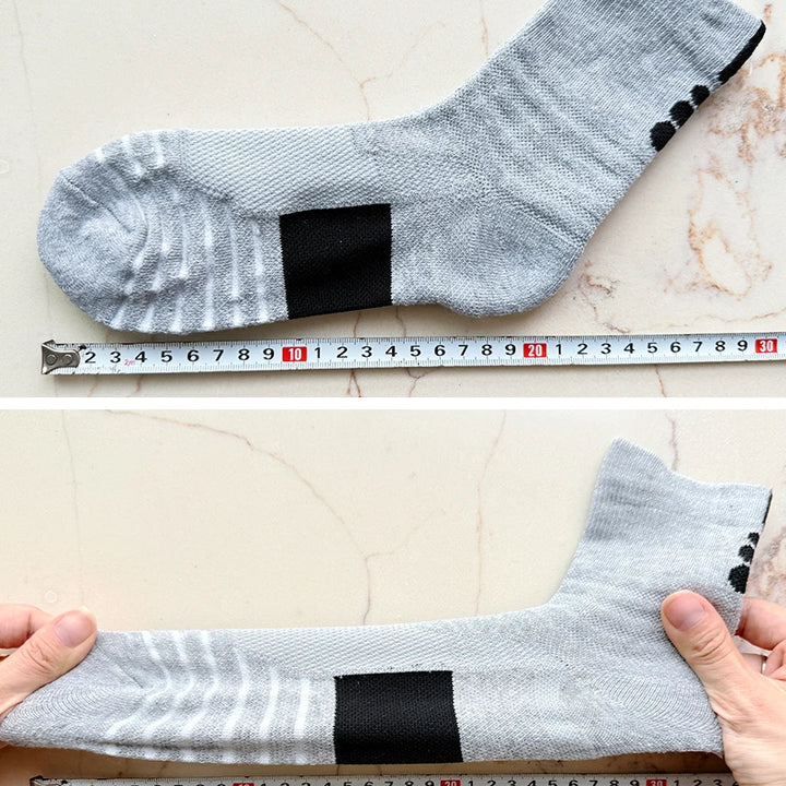 1/3 Pairs Anti-slip Football Socks Men Cotton Sock Short Long Tube Soccer Basketball Sport Socks Breathable Deodorous Sock 39-45