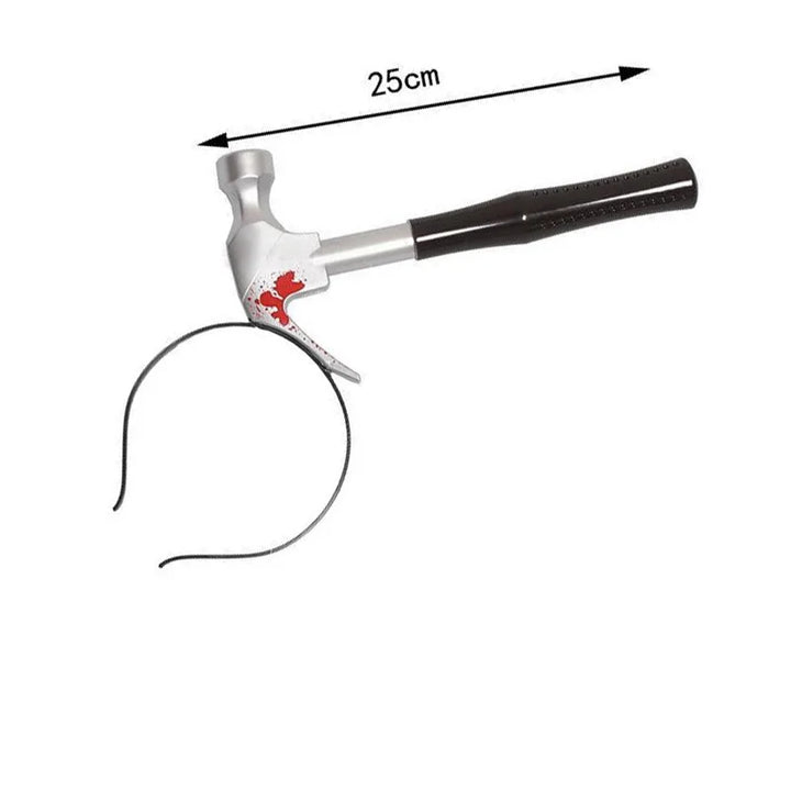 Halloween Hair Hoop Horror Blood Fake Ax Saws Knife Gothic Headband Halloween Party Masquerade Cosplay Prop Decor Accessories