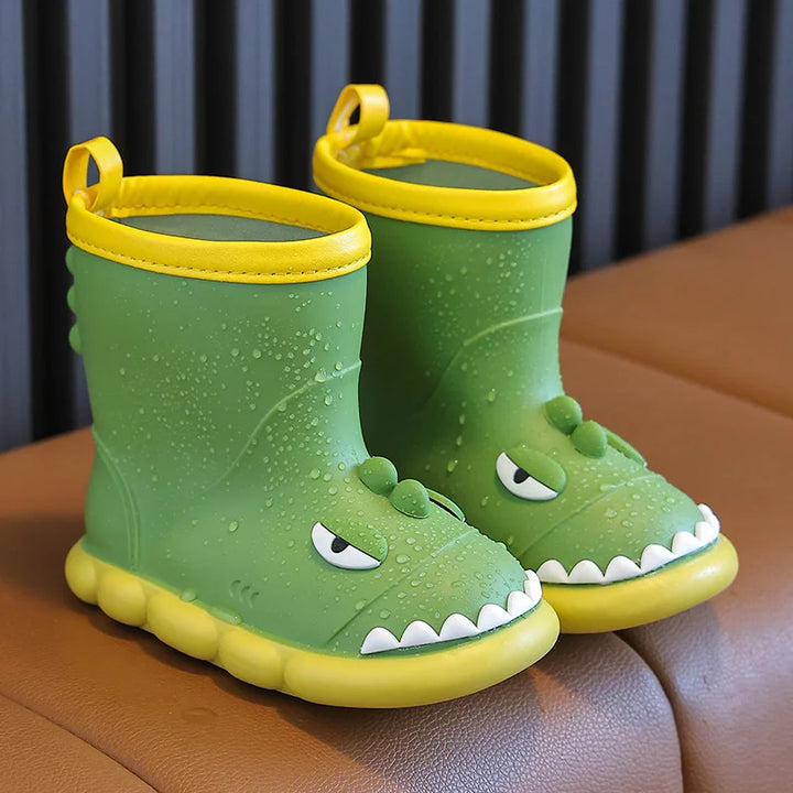 Rain Boots Kids Boy Waterproof Light and Handy Toddler Water Shoes for Girls Children Rain Boots