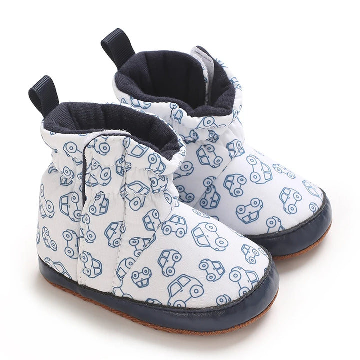 Baby Boots Cartoon Cute High Quality Soft Cotton 0-18M Newborns' Pre Step Shoes Suitable for Spring and Autumn Fashion