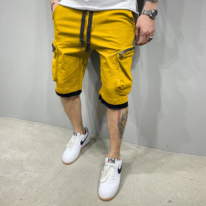 Men’s Summer Cargo Shorts 🟡
Stay cool and active in these breathable cotton shorts. Perfect for workouts, jogging, or casual wear. Features multiple pockets for convenience and style.
