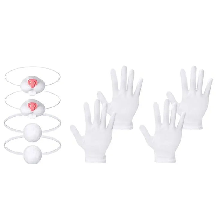 Halloween Easter White Rabbit Top Hat Alice Cosplay Bunny Bowler Men Women Magician Costume Accessory Suit Fairy Tale Tea Party