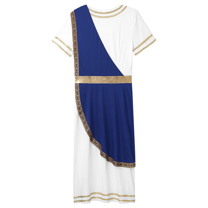 Halloween Men Ancient Greek Roman Toga Adults Retro Gold Cosplay Costume Long Robe Carnival Theme Party Fancy Dress Outfits