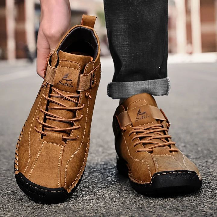 🆕 New 2024 Arrival – Handmade Leather Perfection
Upgrade your look with our Handmade Leather Sneakers & Ankle Boots – crafted for comfort, built for the outdoors, and designed for everyday style.
✅ Premium leather
✅ Solid color finish
✅ Urban + outdoor r