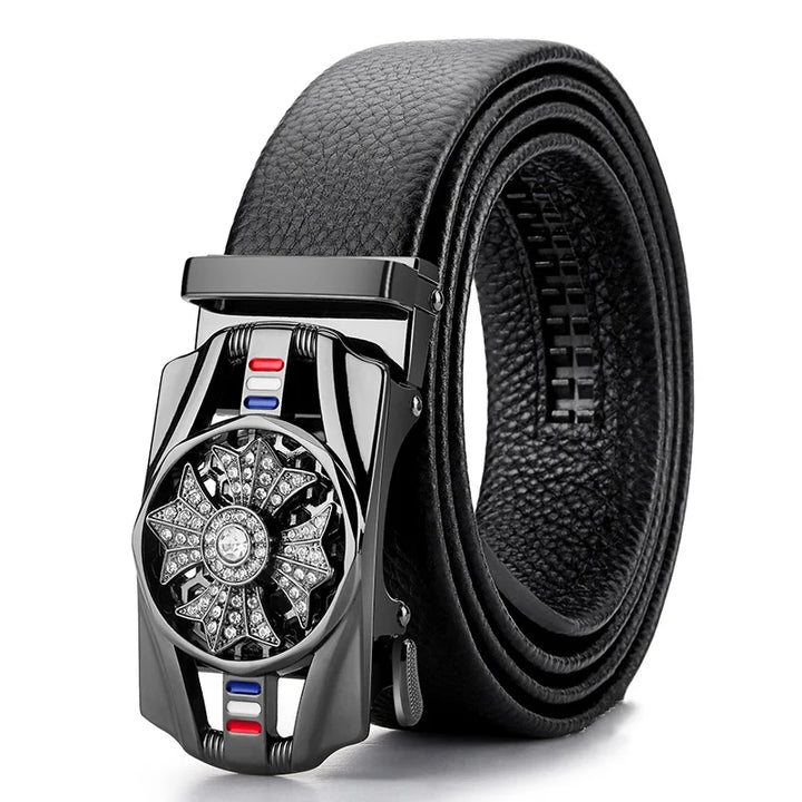 Men's Belt Leather Men Belts Waistband Automatic Belt for Man Mens Male Genuine Waist belts Business belts