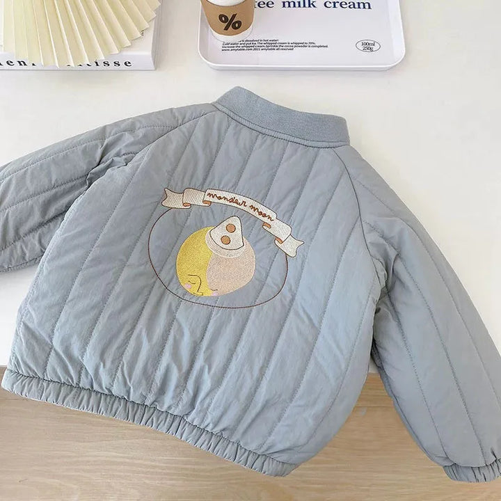 Children's Jcket For Boy Girl's Coat Winter Autumn Fleece Cotton Warm Outdoor Clothes For Children
