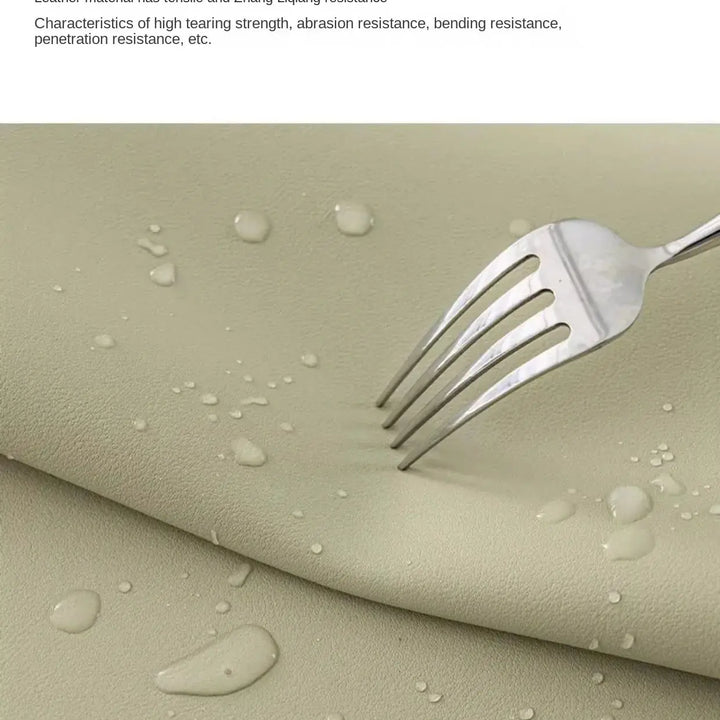 Leather Table cloth for Home Easy Clean Table Protector Waterproof Tea Coaster Large Desk Mat Anti-Slip Gamer Keyboard Mouse Mat