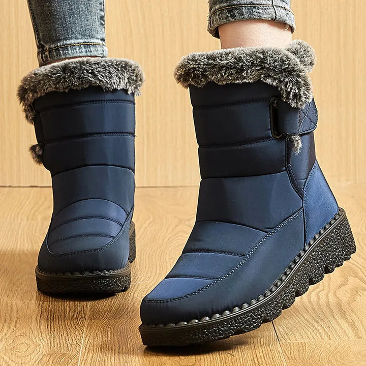 Women's Boots Trend Winter Shoes For Woman Winter Boots Ankle Low Heels Botas Mujer Waterproof Snow Boots With Fur Shoes