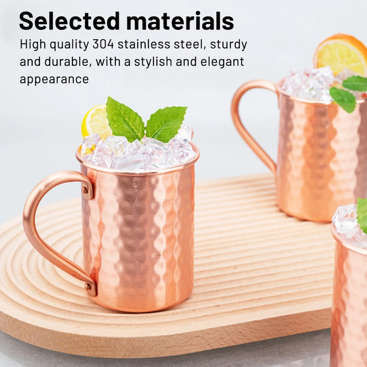 1pc 450ml Copper Moscow Mule Mug Durable Stainless steel Beer Mugs Coffee Mug Milk Cup  Bar Cup Drinkware 2025 New