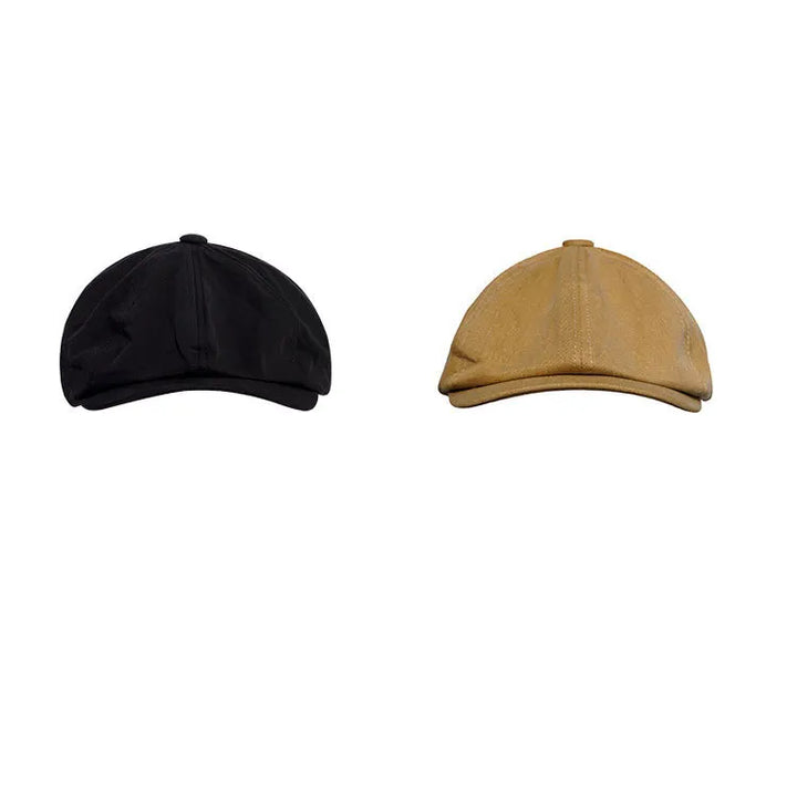 Vintage Unisex Hats Japanese Retro British Style Face-Flattering Versatile Autumn Daily Wear For Men Women Casual Outings Fits