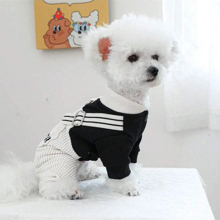 Pet Clothes, Dog and Cat Clothes, Cute Four-Legged Admiration Overalls