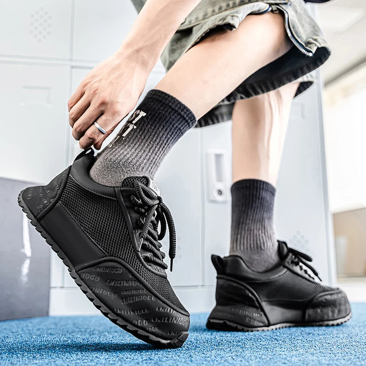 Men's Shoes - 2025 Summer New Style Anti-slip and Wear-resistant Sports Shoes with Breathable Mesh Surface and Casual Style