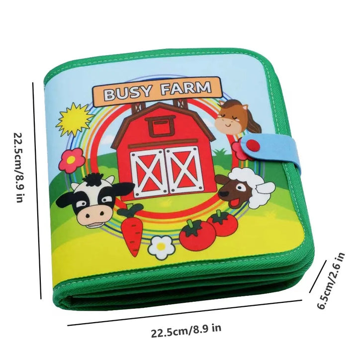 Baby Toy Soft 3D Cloth Book First Book Montessori Infant Early color Cognitive Educational Toys Learning Basic Life Skills Toys