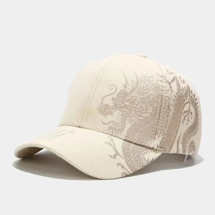Chinese Style Dragon Pattern Baseball Hat For Men And Women, Versatile National Tide Cap, Hip Hop Hip Hop Skateboarding, Cool