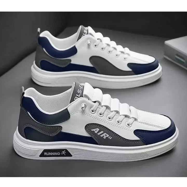 2025 new men's shoes with low top leather, fashionable and trendy running and sports, one foot casual shoes, and trendy shoes