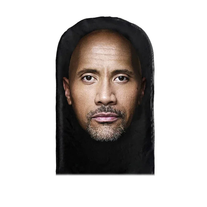 Halloween Cosplay Headwear Fashion Hip Hop Hood Hat Headgear 3D Full Face Mask Elastic Mesh Celebrity Face Mask for Party