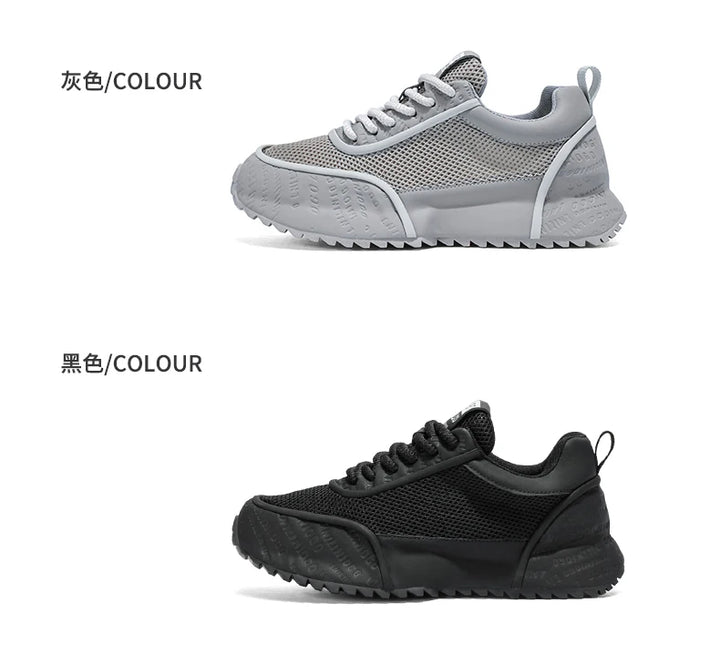 Men's Shoes - 2025 Summer New Style Anti-slip and Wear-resistant Sports Shoes with Breathable Mesh Surface and Casual Style