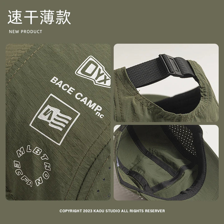 Summer Thin Breathable Mesh Baseball Caps for Men and Women Outdoor Camping Leisure Sun Protection Quick-drying Hiking Hats