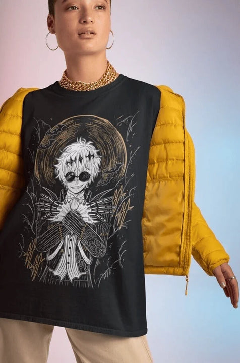 Funny Graphic T-Shirts Halloween Japanese mobile game Shirt Gift Horror Anime