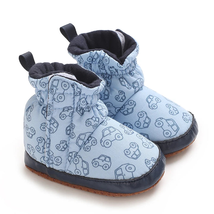 Baby Boots Cartoon Cute High Quality Soft Cotton 0-18M Newborns' Pre Step Shoes Suitable for Spring and Autumn Fashion