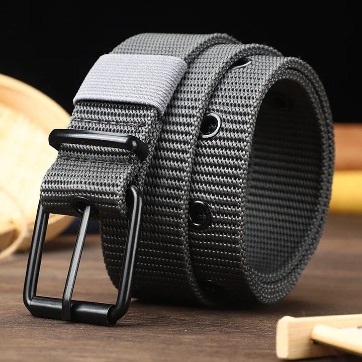 Men Belts Canvas Nylon Webbing Tactical Belt Fashion Casual Designer Unisex Belts High Quality Sports Strap