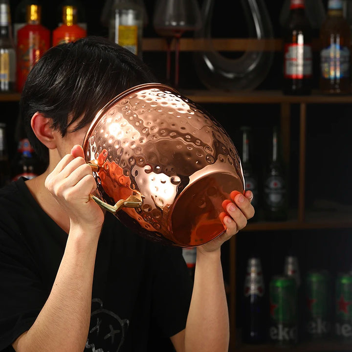 Extra Large 5L Hammered Moscow Mule Mug Mega Mug Moscow Mule Ice Bucket Mug