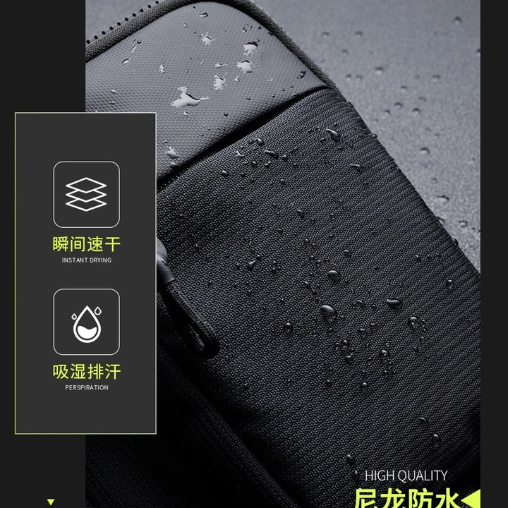 New chest bag for men and women's leisure, fitness, sports, crossbody bag, chest bag, casual men's bag, large capacity bag trend