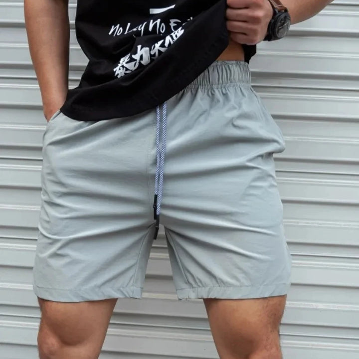 Men Hot Shorts Light Weight Thin Short Pants Running Squat Fitness Shorts Men GYM Wear Quick-drying Drawstring Shorts