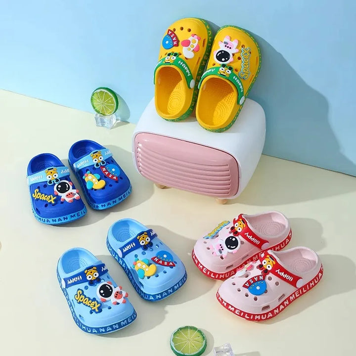 Kids' Cartoon Baby Soft-Sole Sandals – Ultra-Light Non-Slip Infant & Toddler Open-Toe Beach Sandals for Boys and Girls