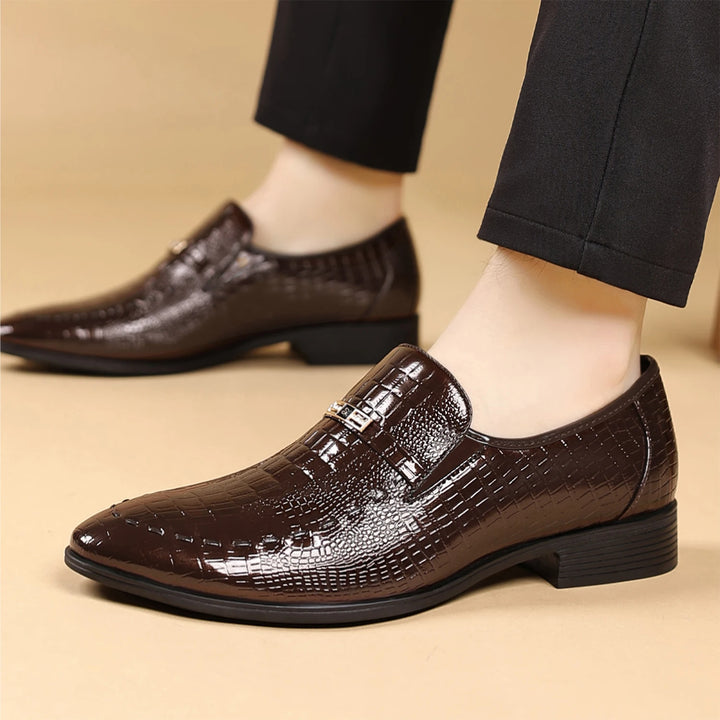 Men's Slip-On Dress Shoes Business Casual Comfortable Classical Dress Shoes for Men ﻿