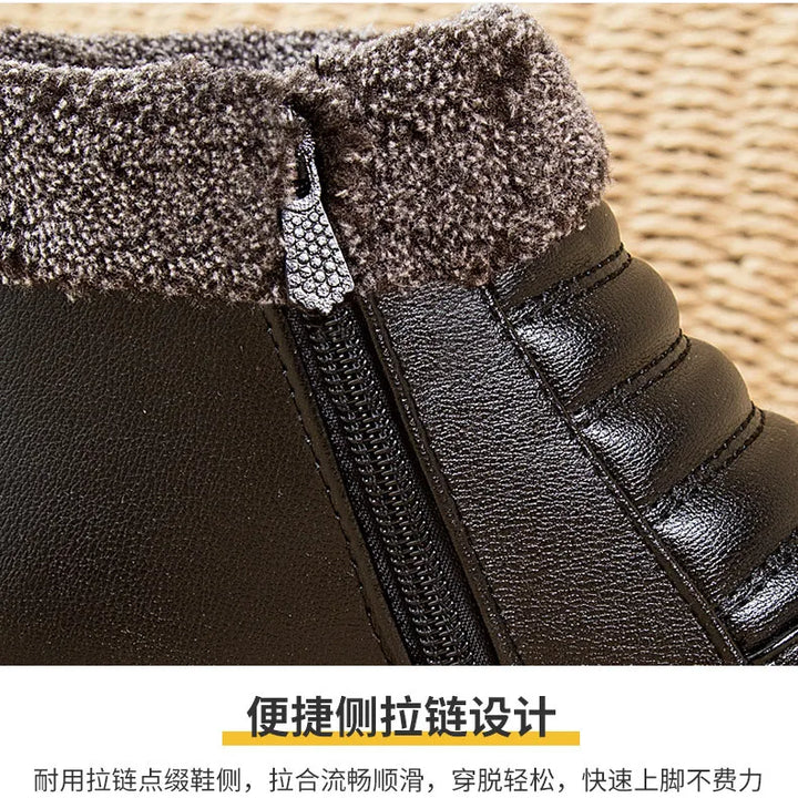 Women's Boots 2024 New Arrival Winter Snow Booties Female Fur Ankle Boots Waterproof Winter Warm Plush Shoes Non-slip Mom Bota