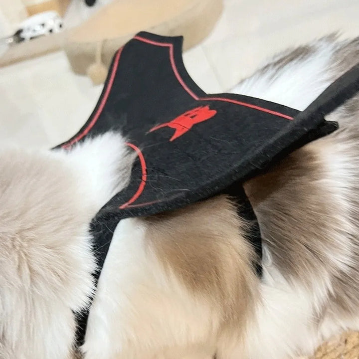 Halloween Cat Dress Up Costume Soft Adjustable Cats Bat Wing Cosplay Clothes Polyester Halloween Party Supplies Pet Supplies