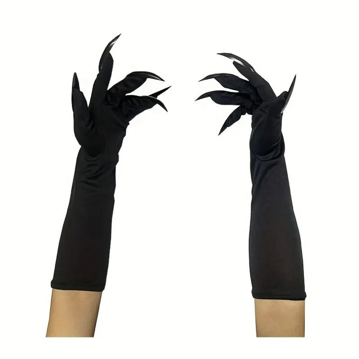 Halloween Funny Claw Gloves - Horror Long Nail Design, Suitable for Role Playing, Party Dress Up, and Thriller Performances