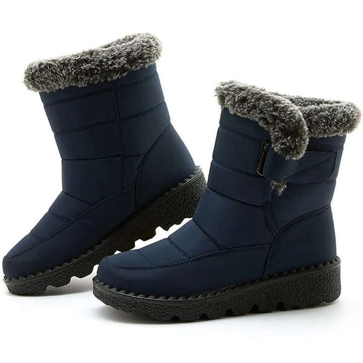 Women's Boots Trend Winter Shoes For Woman Winter Boots Ankle Low Heels Botas Mujer Waterproof Snow Boots With Fur Shoes