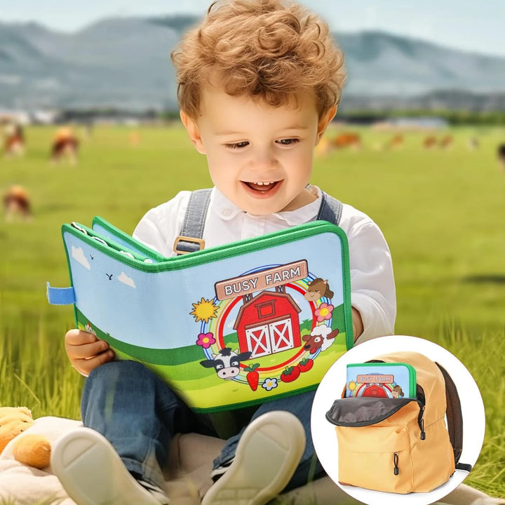 Baby Toy Soft 3D Cloth Book First Book Montessori Infant Early color Cognitive Educational Toys Learning Basic Life Skills Toys
