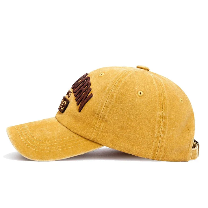 New Retro American Style Washed Old Hat Men and Women Fashion Three-Dimensional Embroidered Letters Sun Visor Baseball Cap