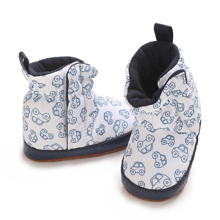 Baby Boots Cartoon Cute High Quality Soft Cotton 0-18M Newborns' Pre Step Shoes Suitable for Spring and Autumn Fashion