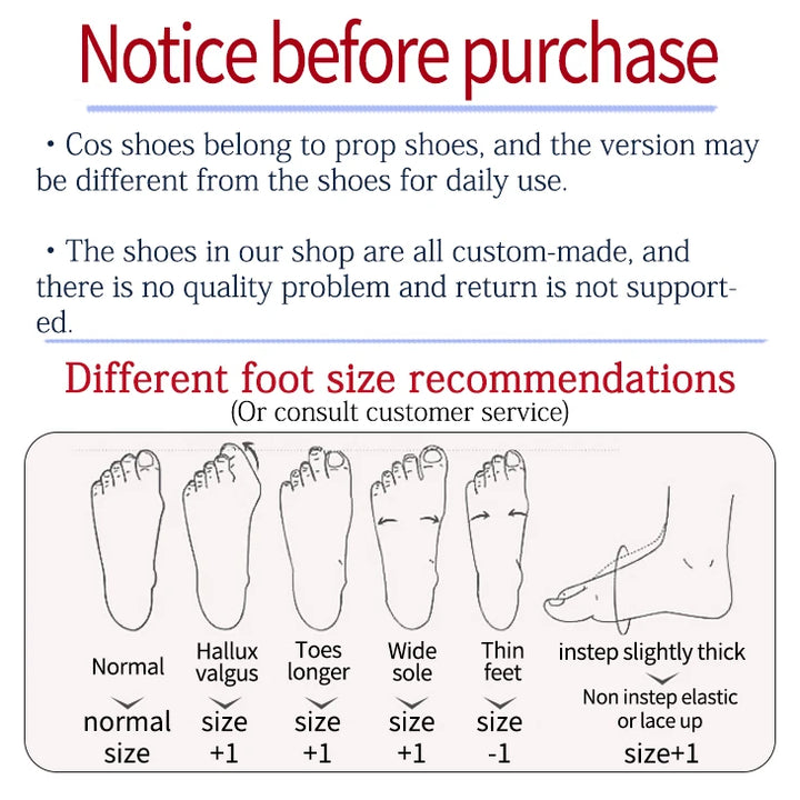 Impact Hutao Cosplay Shoes Anime Chinese Style Halloween for Women Game Role Playing Props
