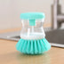 Kitchen Wash Pot Dish Brush Washing Utensils with Washing Up Liquid Soap Dispenser Household Kitchen Cleaning Accessories