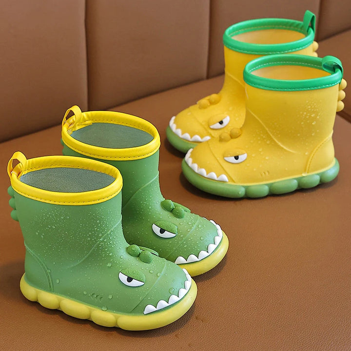 Rain Boots Kids Boy Waterproof Light and Handy Toddler Water Shoes for Girls Children Rain Boots