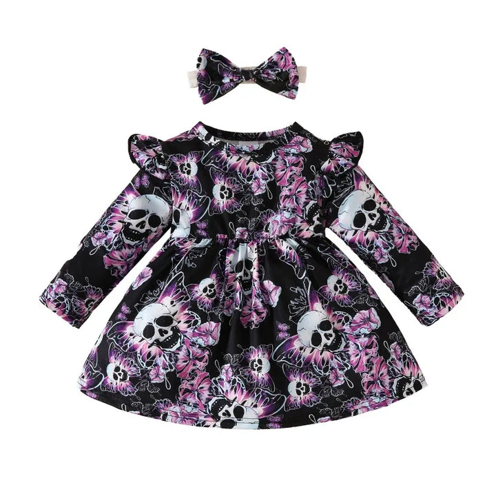 Spooky with a Touch of Magic!
Colorful butterfly details meet skeleton style in this comfy long sleeve dress. Perfect for Halloween, school events, or themed parties.
🦋 Includes: Butterfly skeleton dress
🎃 Occasions: Halloween, carnival, school plays
💀