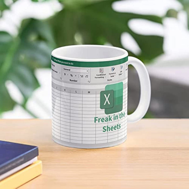 Tumbler Freak In The Sheets Excel Spreadsheet Mug Funny Gifts for Women Men Accountant Mug, Birthday Cup 11 Oz
