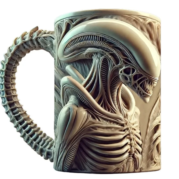 3D stereoscopic new type of mug shaped coffee cup resin handicraft